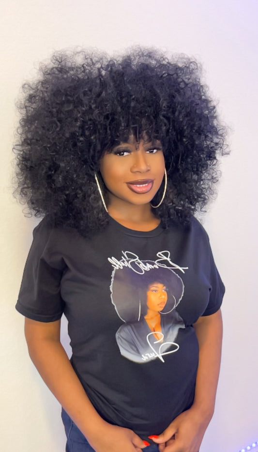 BOMBSHELL AURA AFRO TEE